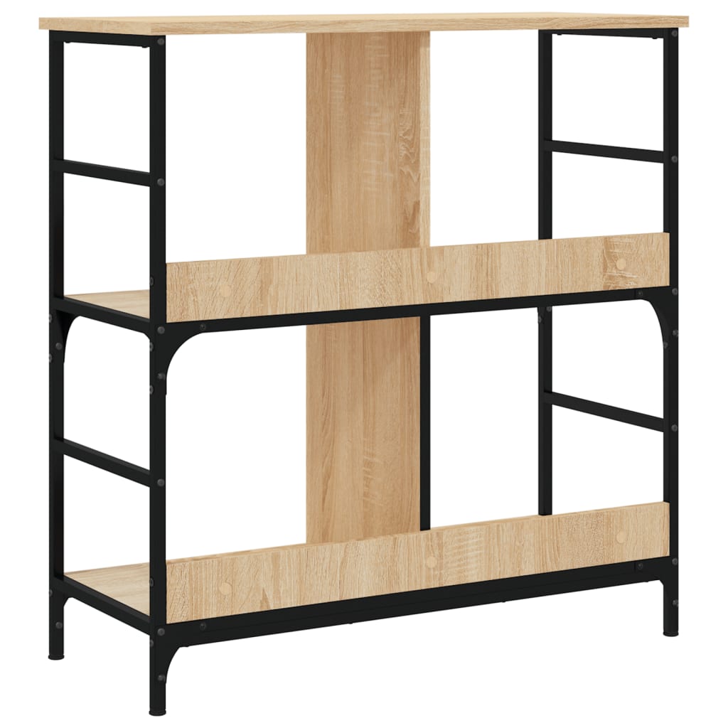 Bookshelf Sonoma Oak 78,5x33x82 cm Engineered Wood