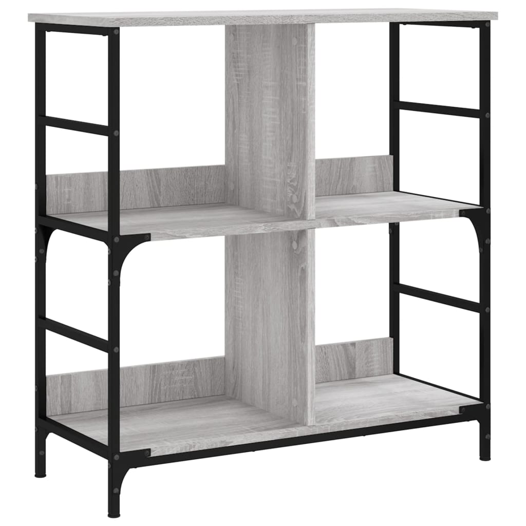 Bookshelf Grey Sonoma 78,5x33x82 cm Engineered Wood