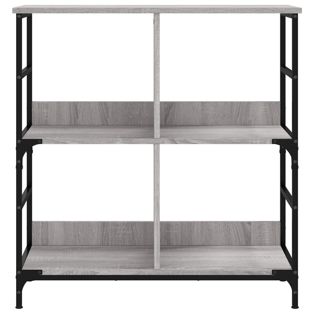 Bookshelf Grey Sonoma 78,5x33x82 cm Engineered Wood