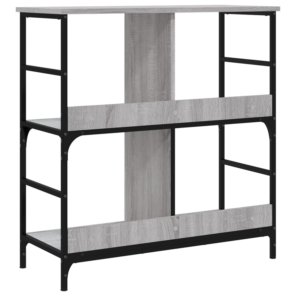 Bookshelf Grey Sonoma 78,5x33x82 cm Engineered Wood