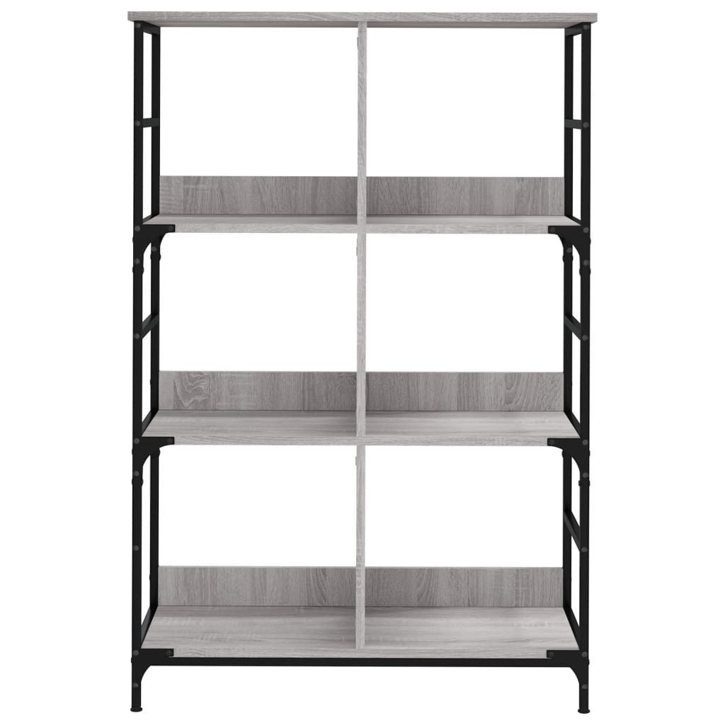 Bookshelf Grey Sonoma 78,5x33x117,5 cm Engineered Wood