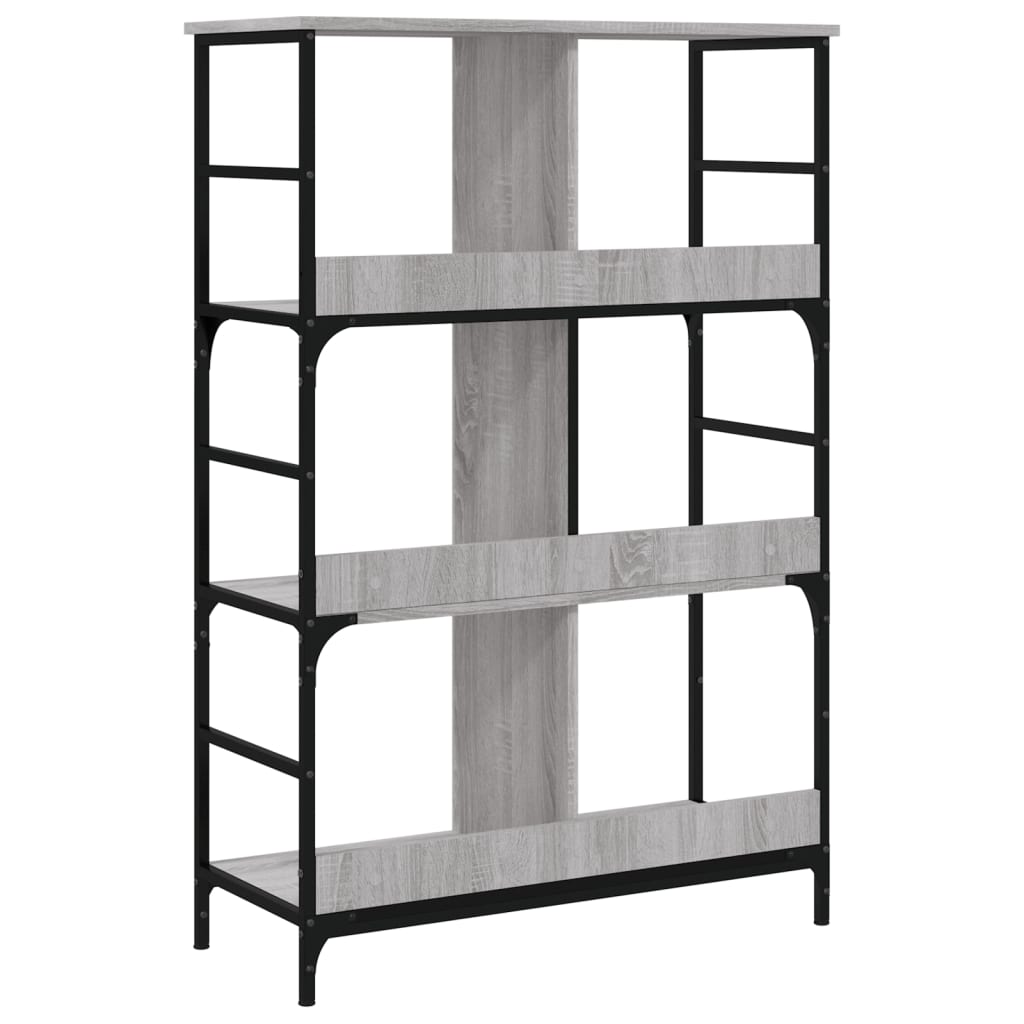 Bookshelf Grey Sonoma 78,5x33x117,5 cm Engineered Wood