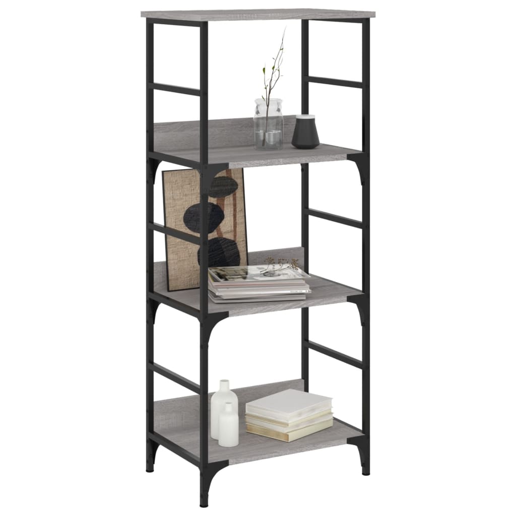 Bookshelf Grey Sonoma 50x33x117,5 cm Engineered Wood