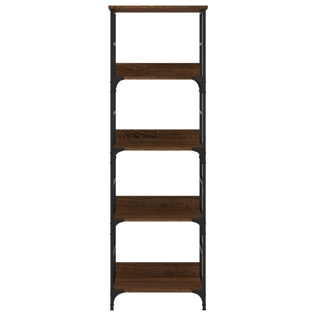 vidaXL Bookshelf Brown Oak 50x33x153 cm Engineered Wood