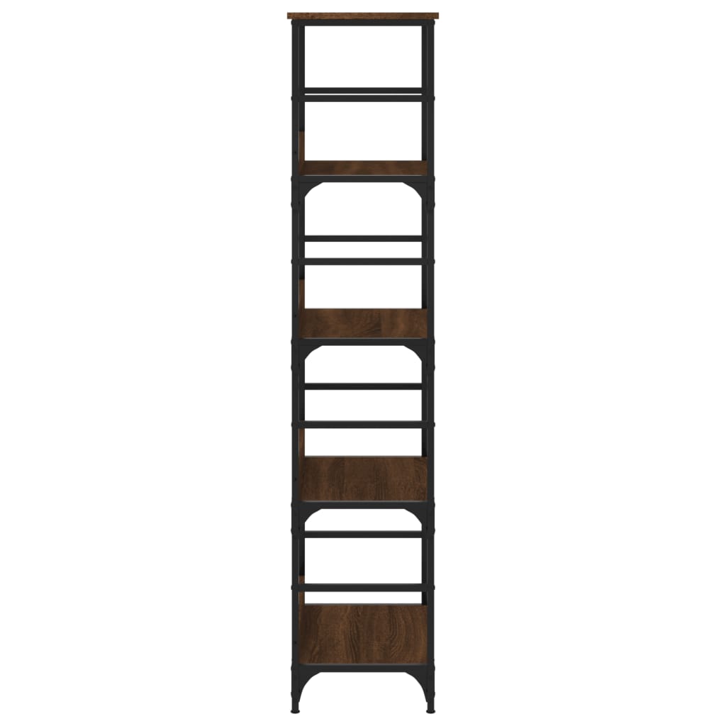 vidaXL Bookshelf Brown Oak 50x33x153 cm Engineered Wood