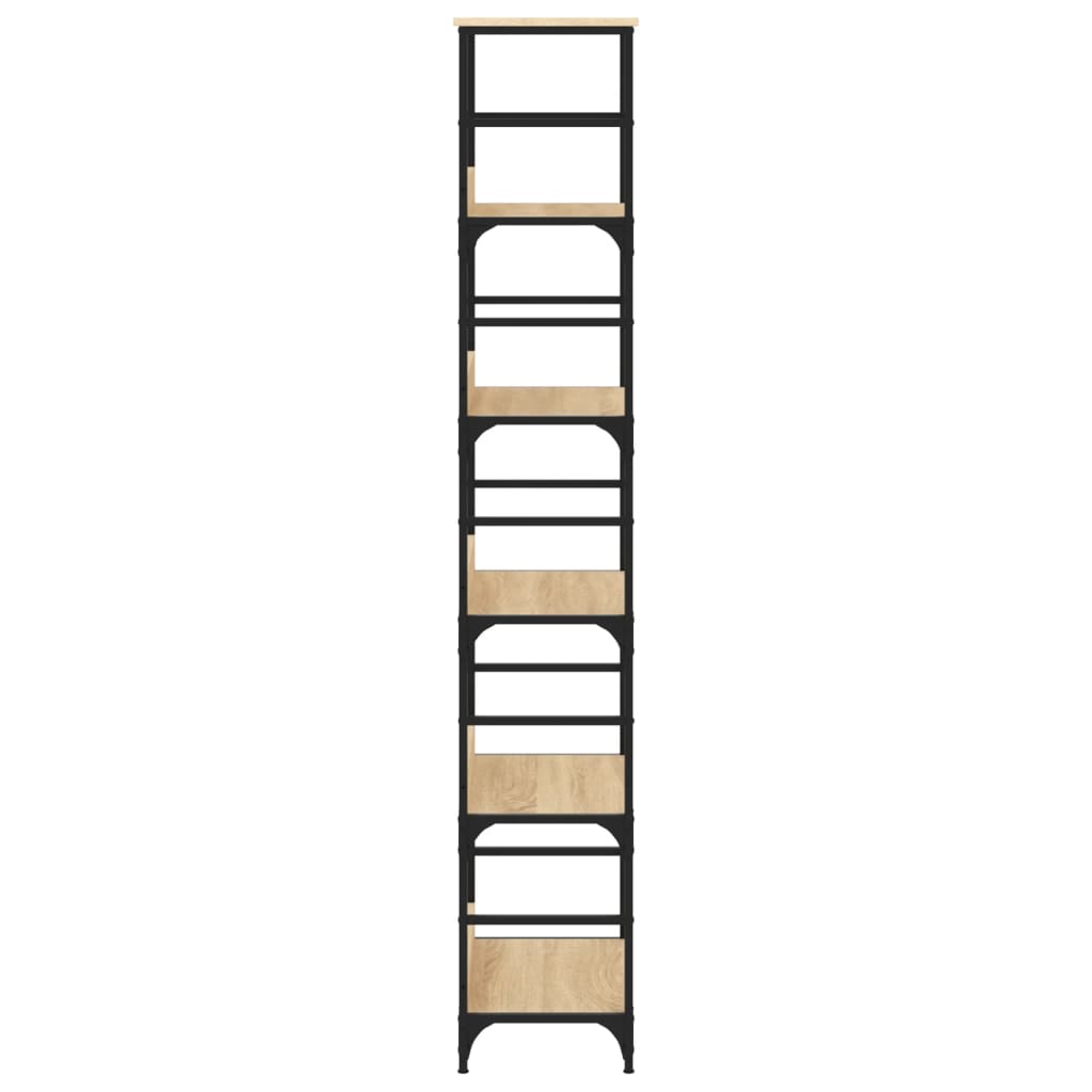 Bookshelf Sonoma Oak 50x33x188,5 cm Engineered Wood