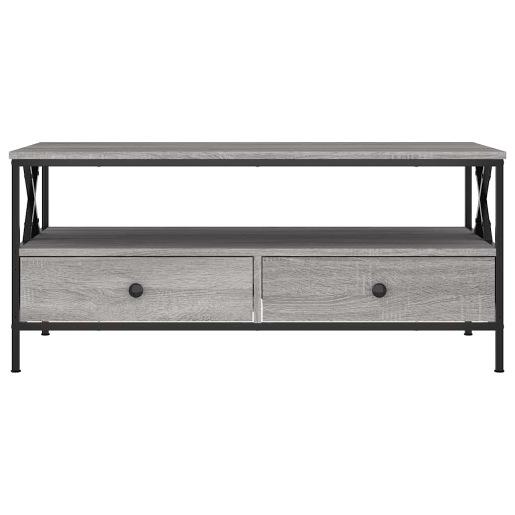 Coffee Table Grey Sonoma 100x51x45 cm Engineered Wood