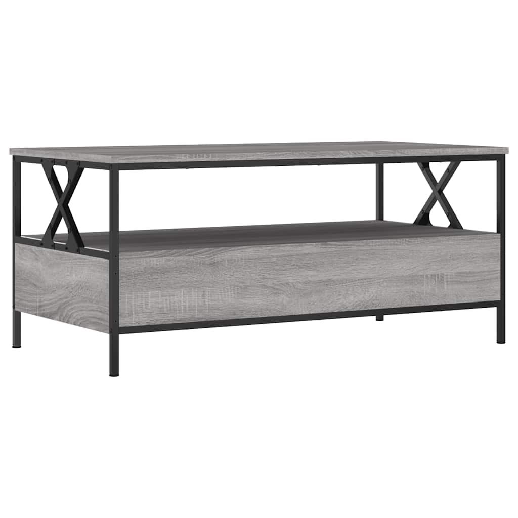 Coffee Table Grey Sonoma 100x51x45 cm Engineered Wood