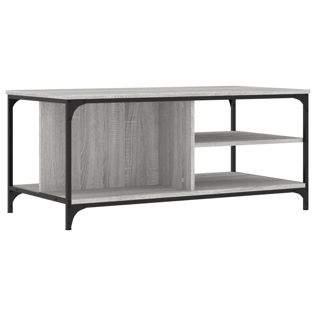 Coffee Table Grey Sonoma 100x50x45 cm Engineered Wood