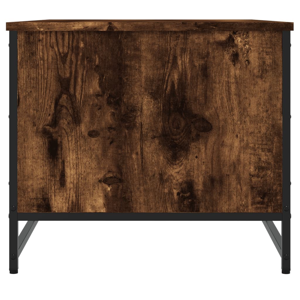 Coffee Table Smoked Oak 85,5x51x45 cm Engineered Wood