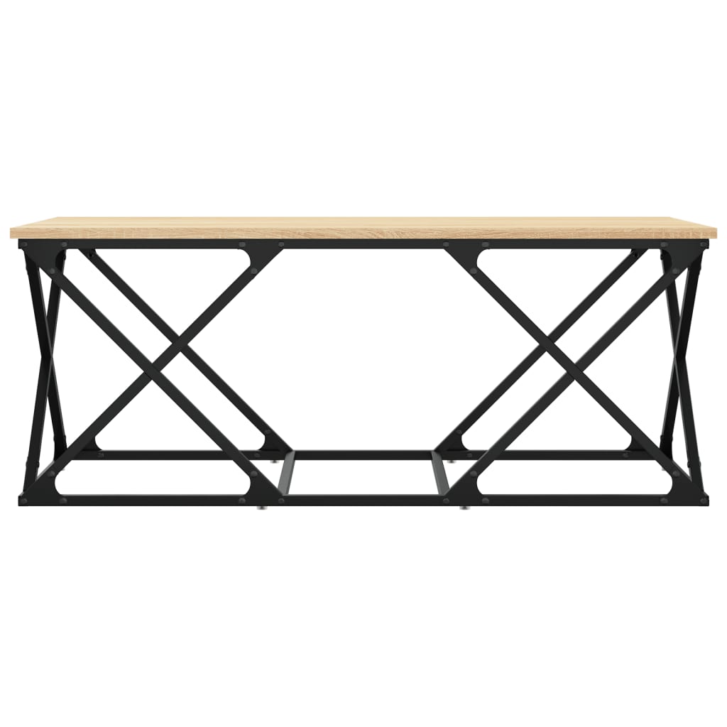Coffee Table Sonoma Oak 100x49x40 cm Engineered Wood