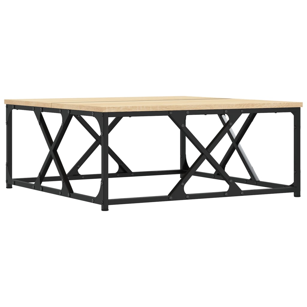 Coffee Table Sonoma Oak 70x70x30 cm Engineered Wood