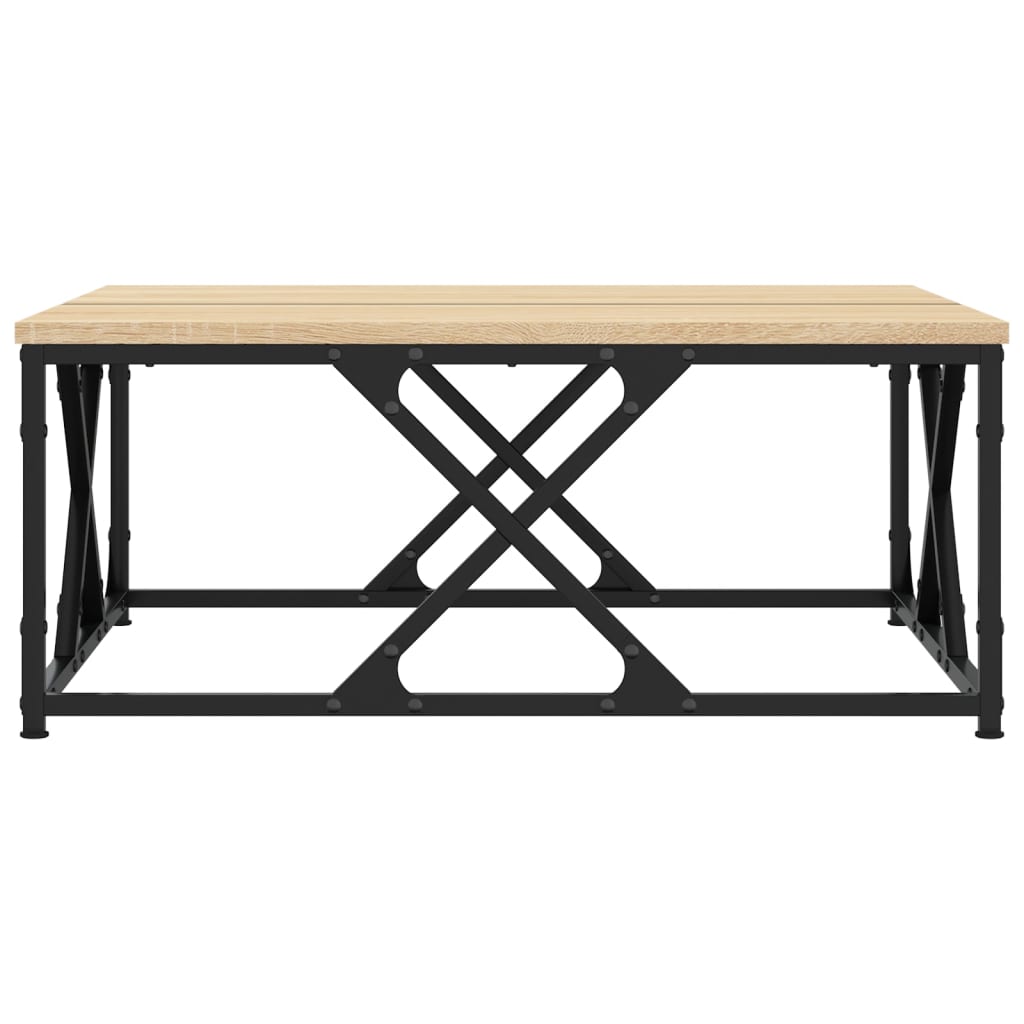 Coffee Table Sonoma Oak 70x70x30 cm Engineered Wood