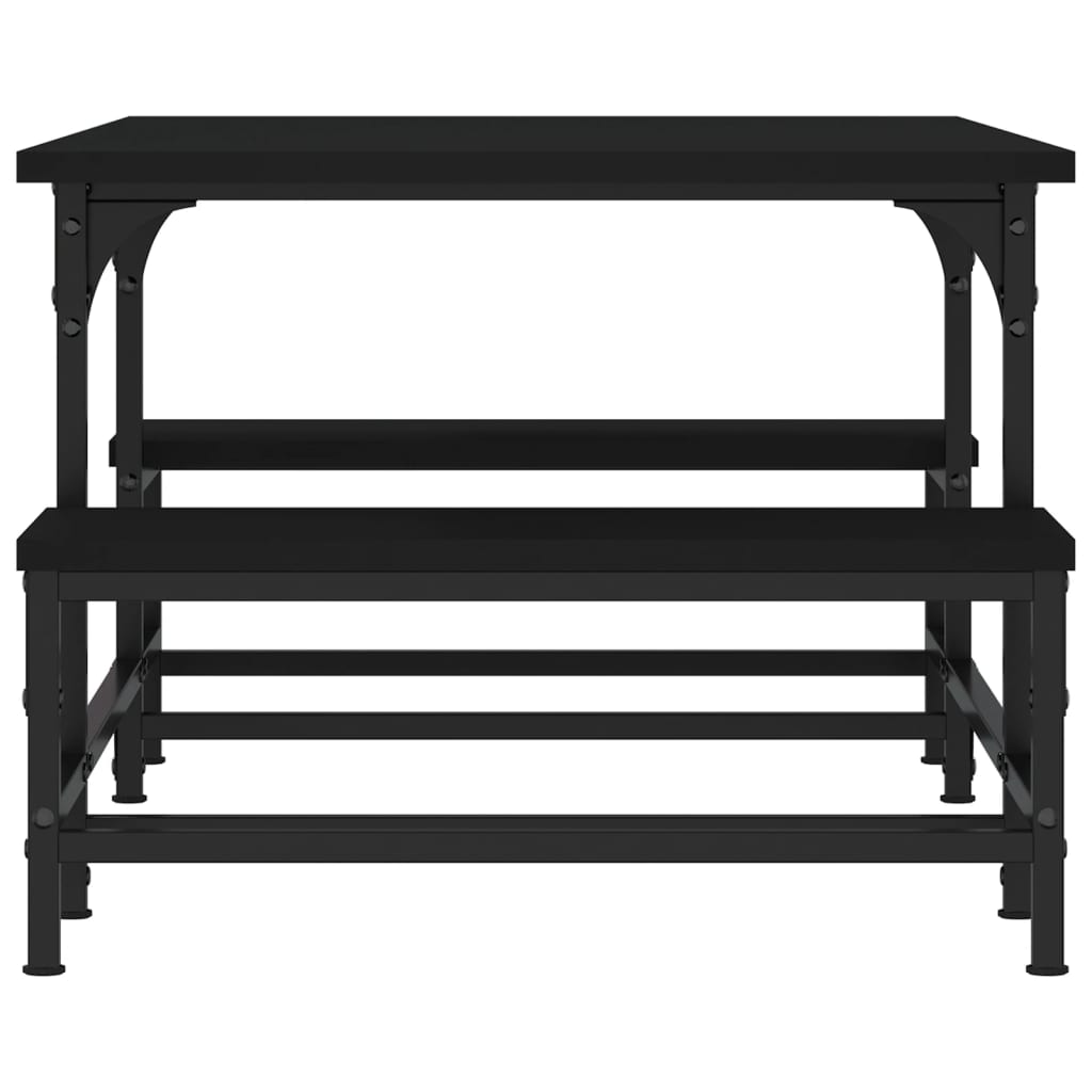 Coffee Table Black 100x50,5x40 cm Engineered Wood