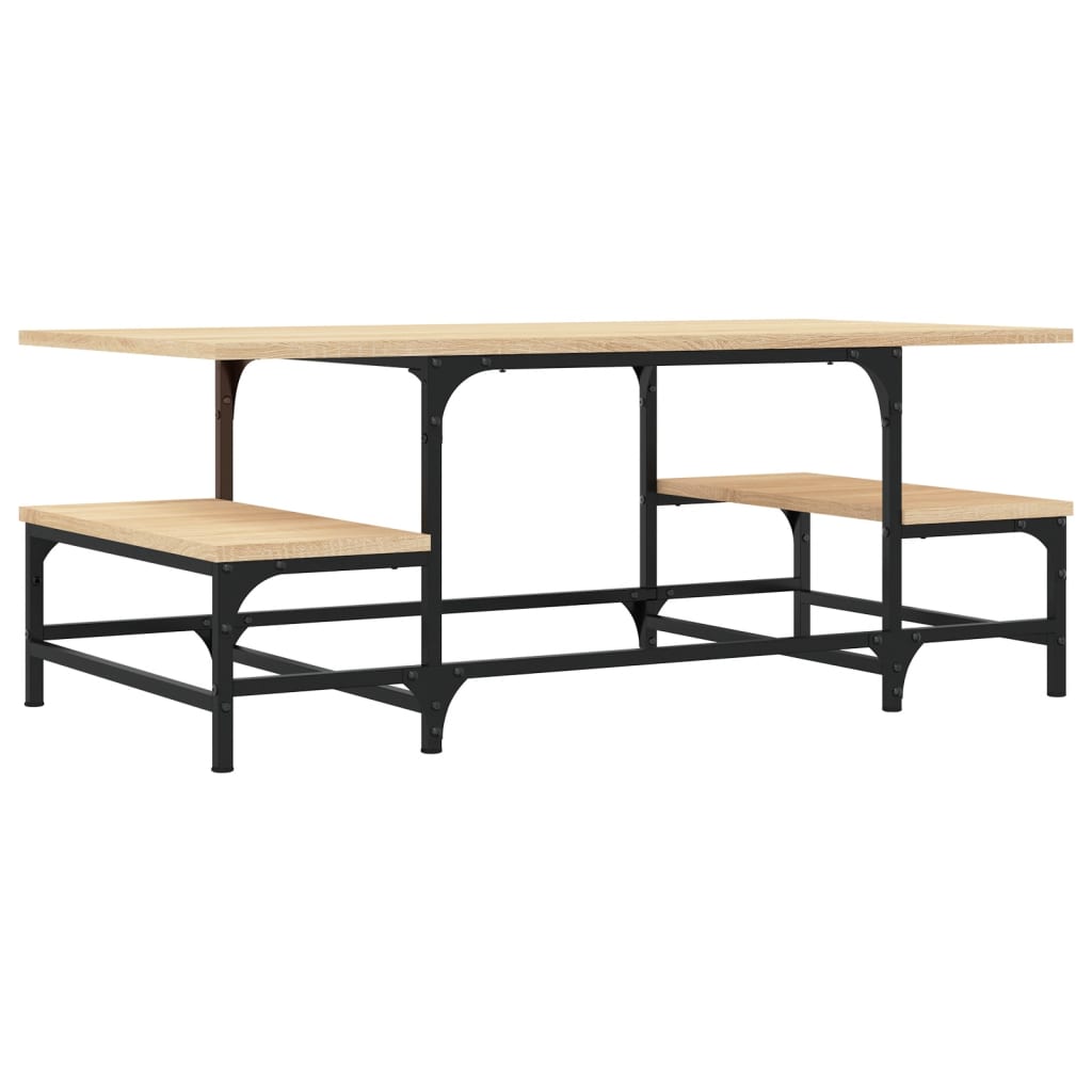 Coffee Table Sonoma Oak 100x50,5x40 cm Engineered Wood