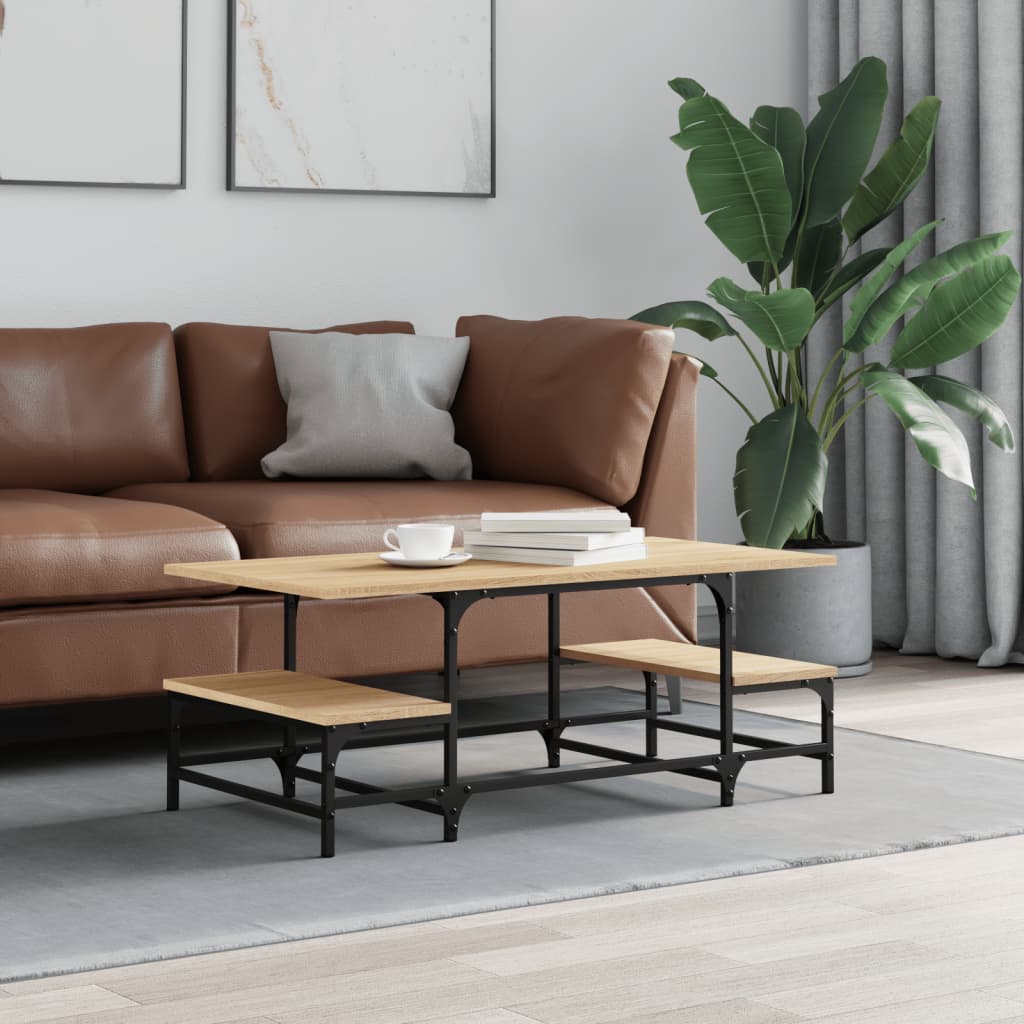 Coffee Table Sonoma Oak 100x50,5x40 cm Engineered Wood