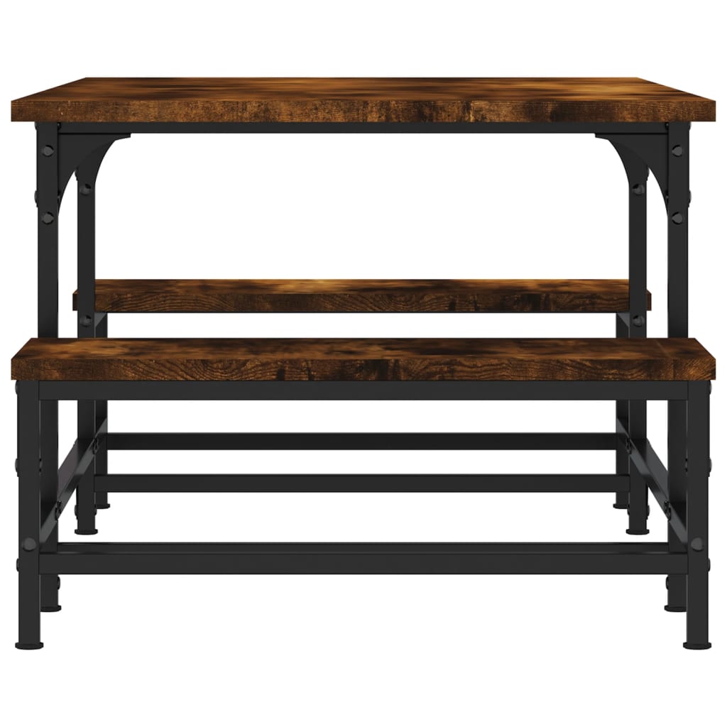 Coffee Table Smoked Oak 100x50,5x40 cm Engineered Wood