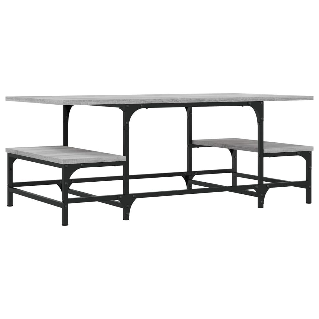 Coffee Table Grey Sonoma 100x50,5x40 cm Engineered Wood