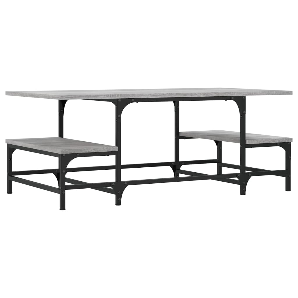 Coffee Table Grey Sonoma 100x50,5x40 cm Engineered Wood