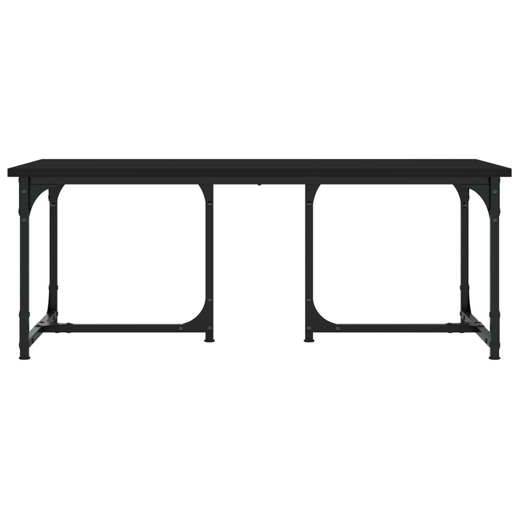 Coffee Table Black 90x50x35 cm Engineered Wood