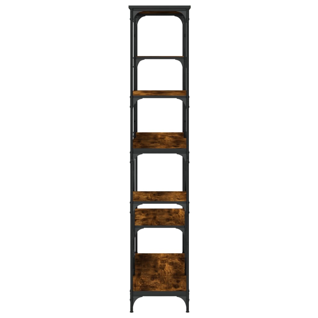 Bookshelf 10-Tier 99 x 35.5 x 176 cm Smoked Oak