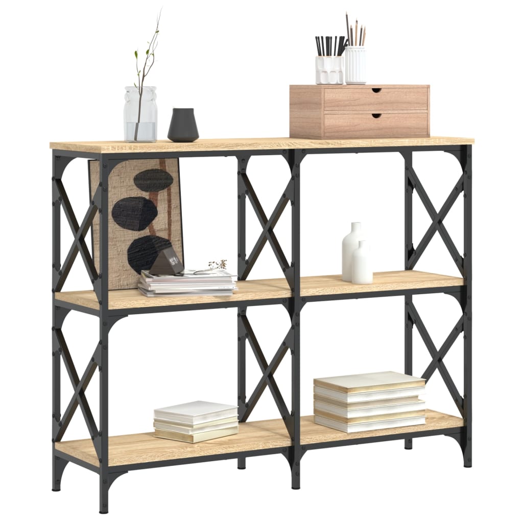 Console Table Sonoma Oak 100x28x80,5 cm Engineered Wood