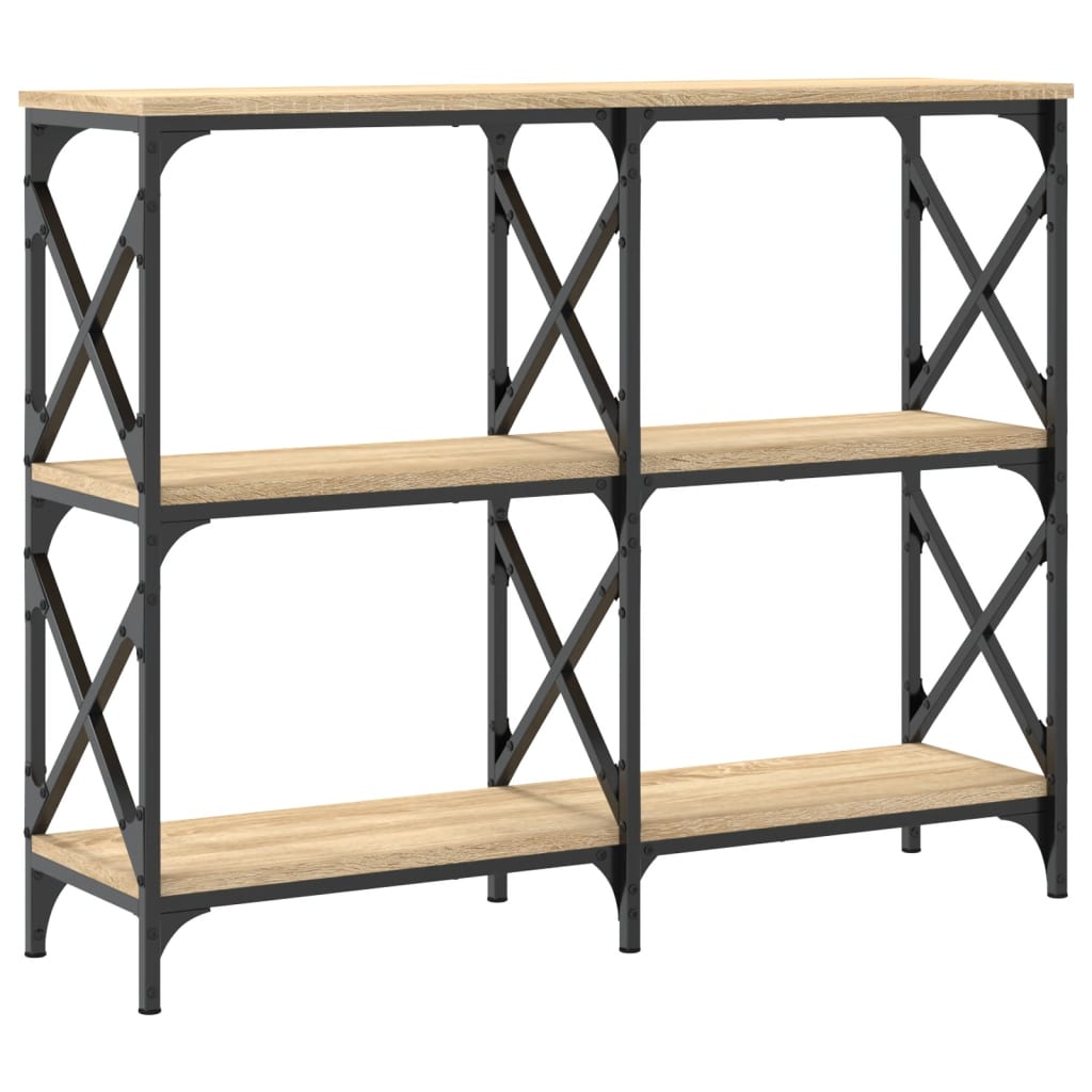 Console Table Sonoma Oak 100x28x80,5 cm Engineered Wood