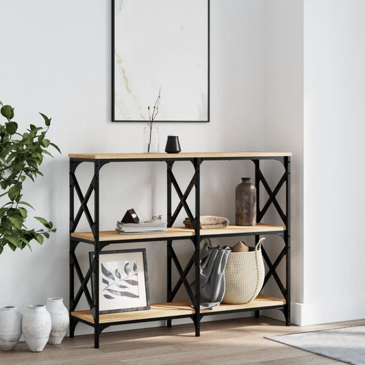 Console Table Sonoma Oak 100x28x80,5 cm Engineered Wood