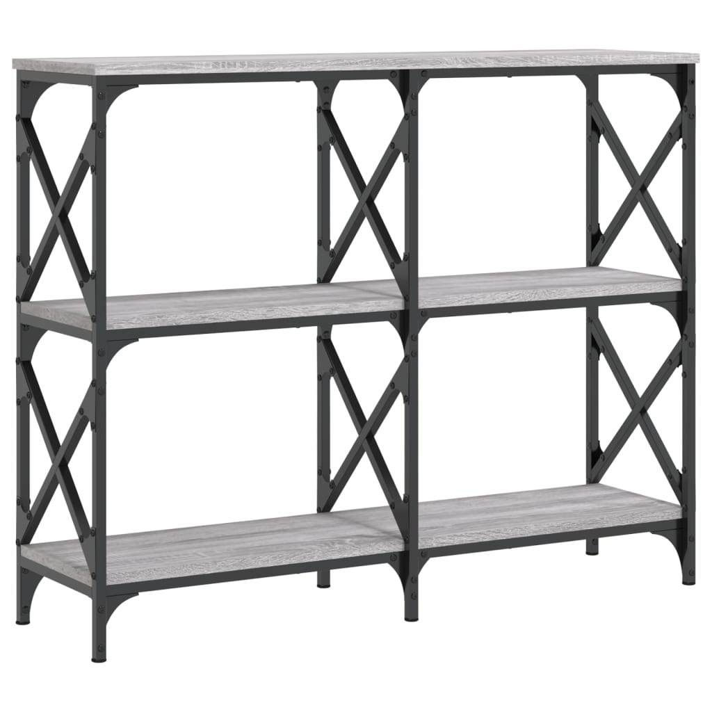 Console Table Grey Sonoma 100x28x80,5 cm Engineered Wood