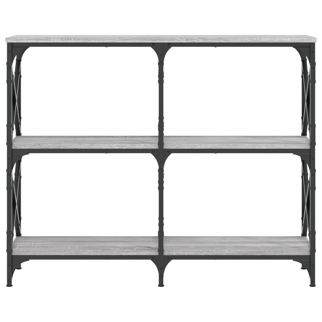 vidaXL Console Table Grey Sonoma 100x28x80.5 cm Engineered Wood