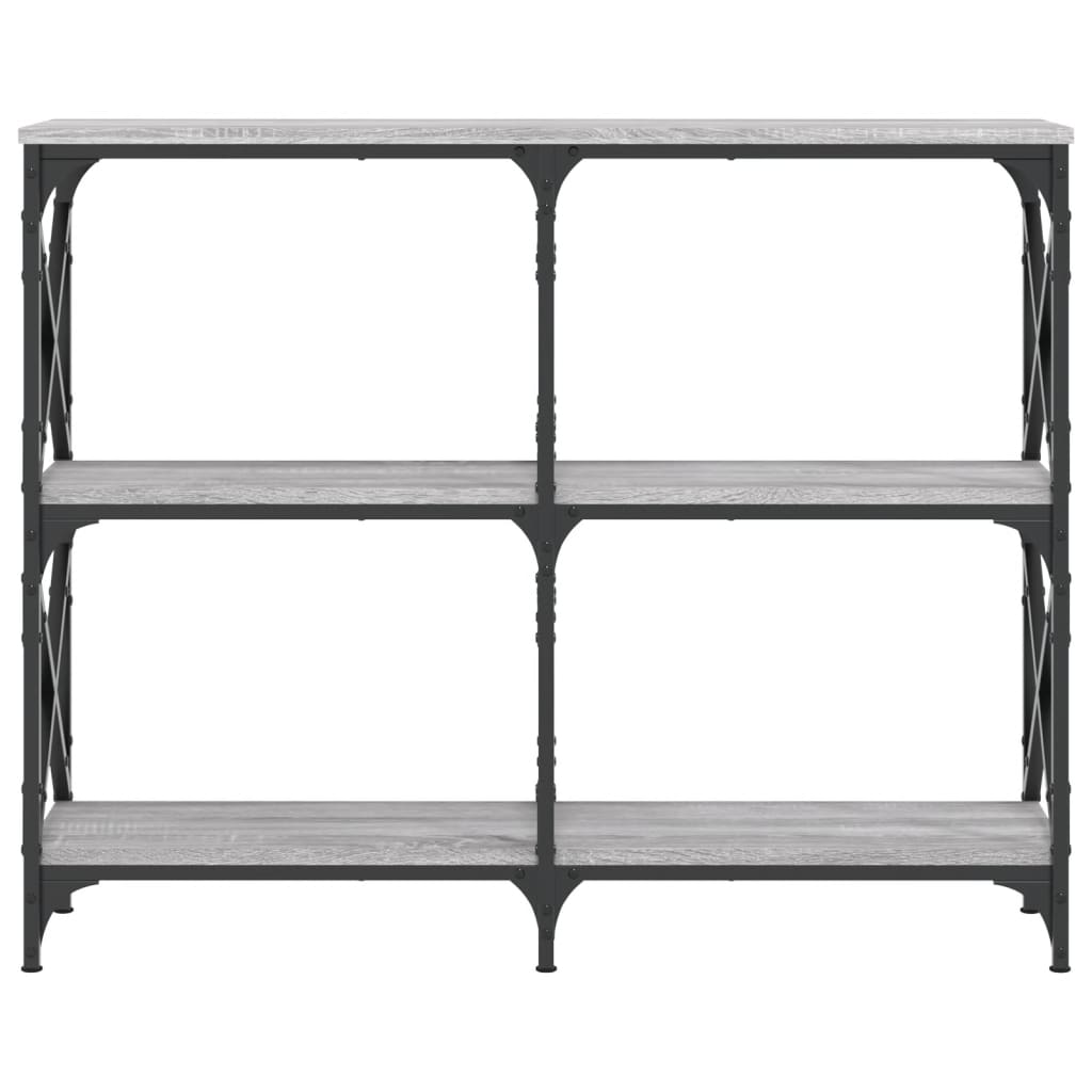 Console Table Grey Sonoma 100x28x80,5 cm Engineered Wood