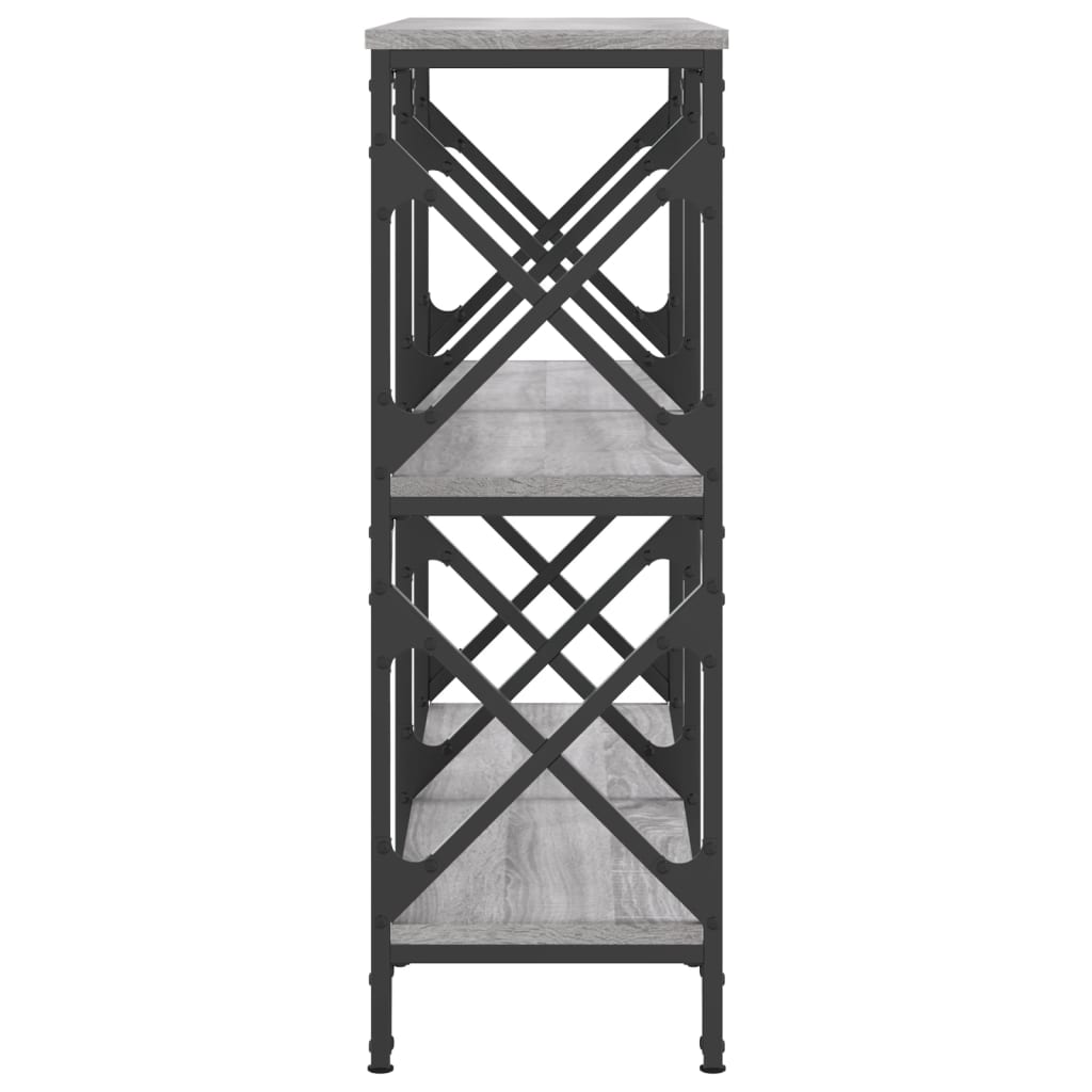 Console Table Grey Sonoma 100x28x80,5 cm Engineered Wood