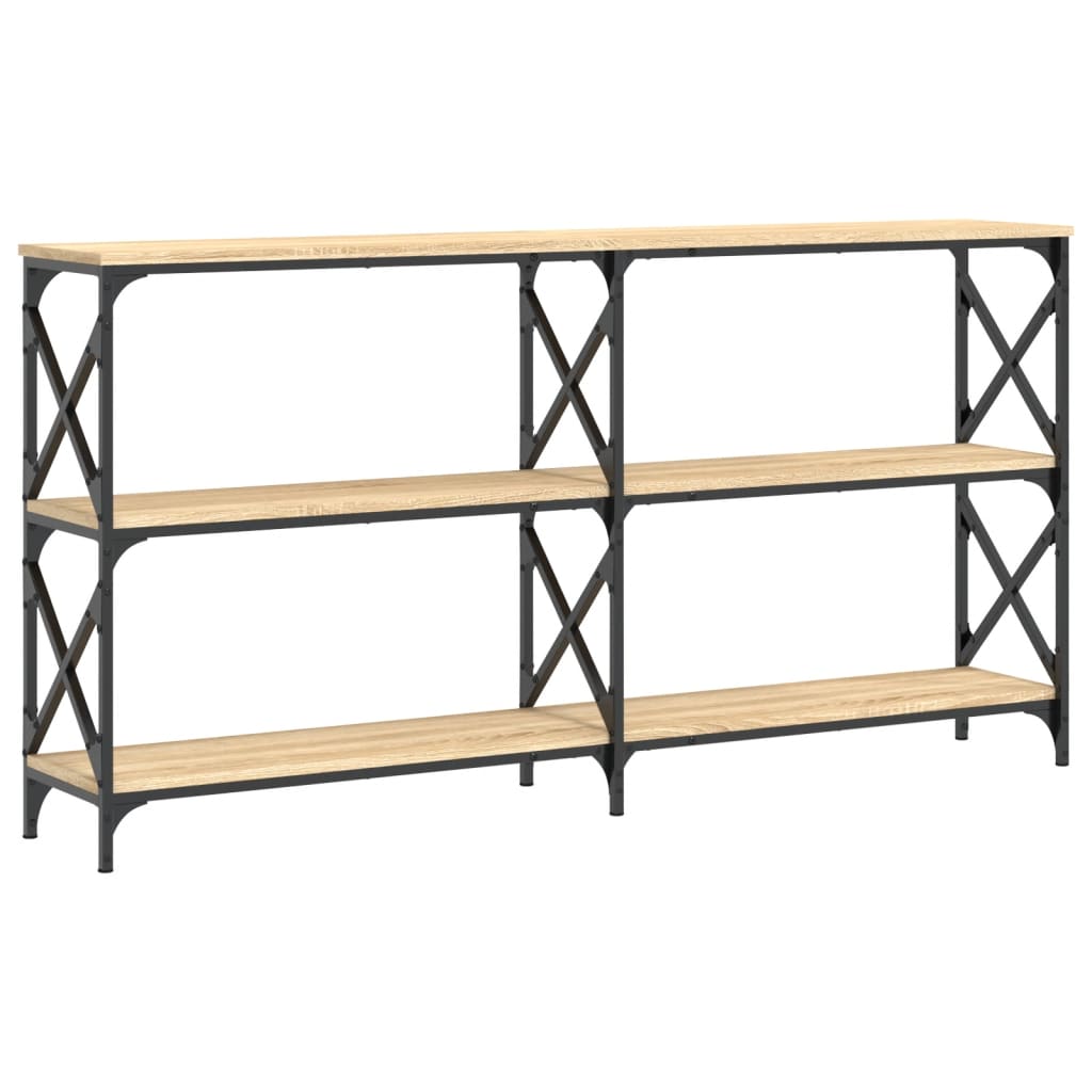 Console Table Sonoma Oak 156x28x80,5 cm Engineered Wood