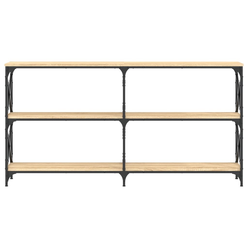 Console Table Sonoma Oak 156x28x80,5 cm Engineered Wood
