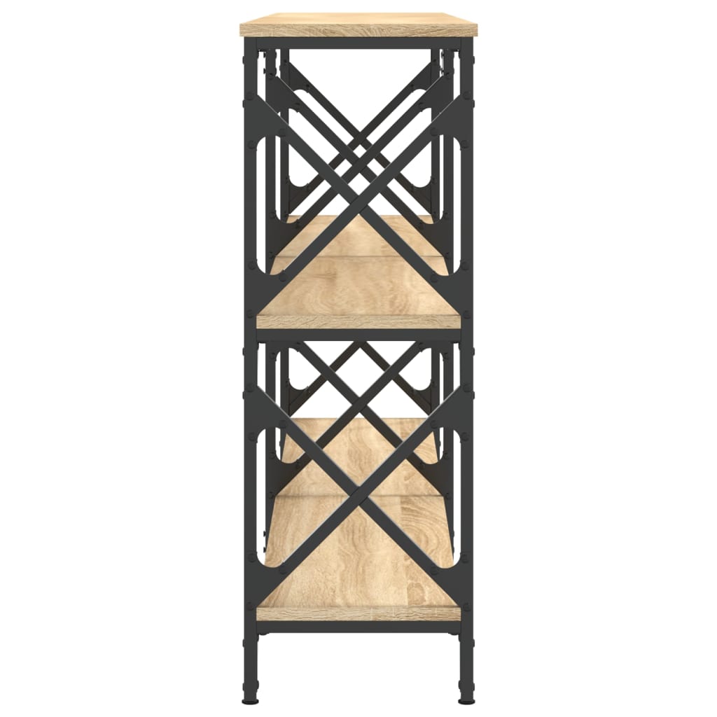 Console Table Sonoma Oak 156x28x80,5 cm Engineered Wood