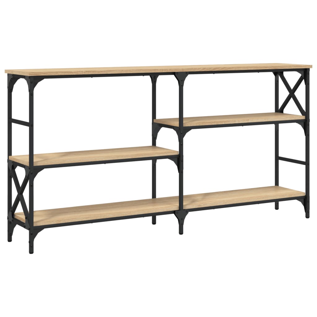 Console Table Sonoma Oak 150x29x76,5 cm Engineered Wood