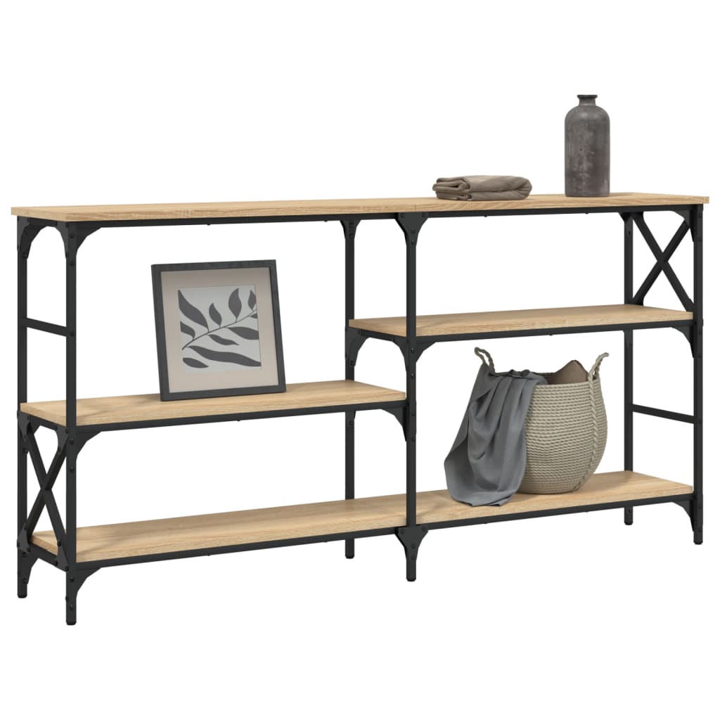 Console Table Sonoma Oak 150x29x76,5 cm Engineered Wood