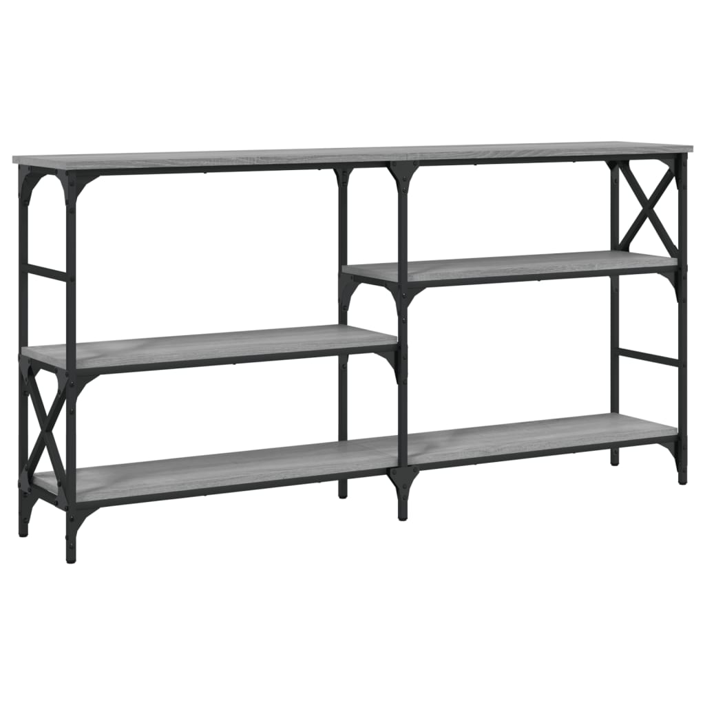Console Table Grey Sonoma 150x29x76,5 cm Engineered Wood