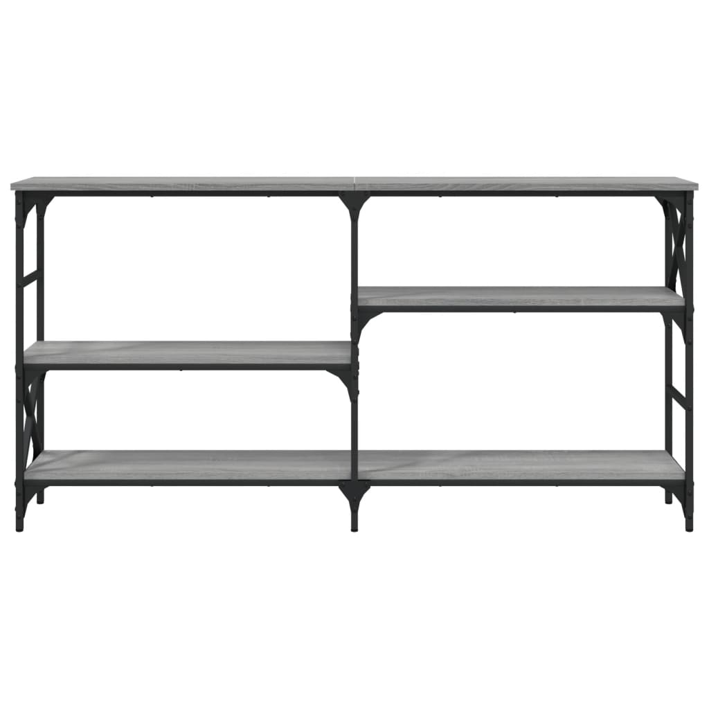 Console Table Grey Sonoma 150x29x76,5 cm Engineered Wood