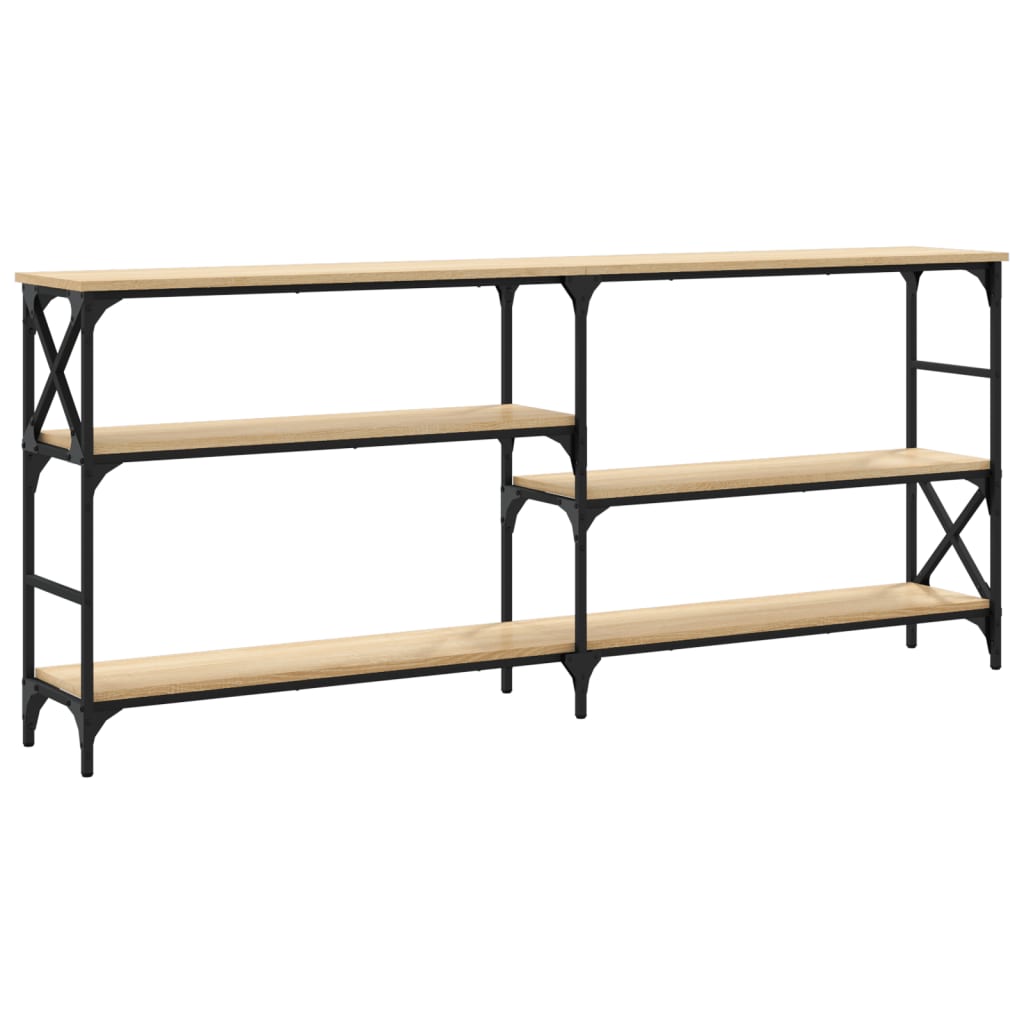 Console Table Sonoma Oak 180x29x76,5 cm Engineered Wood