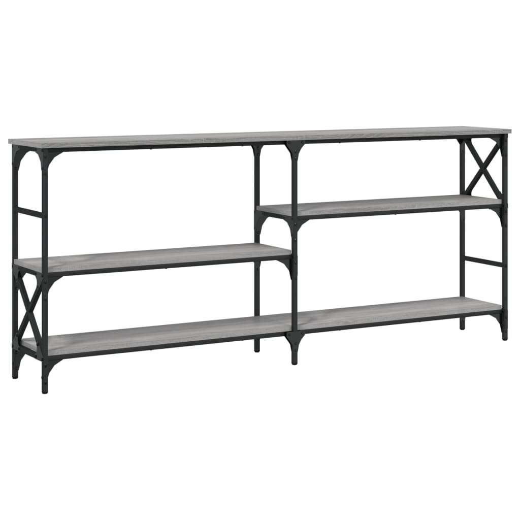 Console Table Grey Sonoma 180x29x76,5 cm Engineered Wood