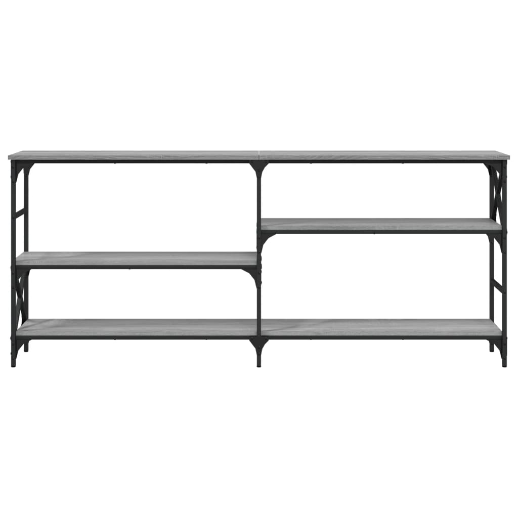 Console Table Grey Sonoma 180x29x76,5 cm Engineered Wood