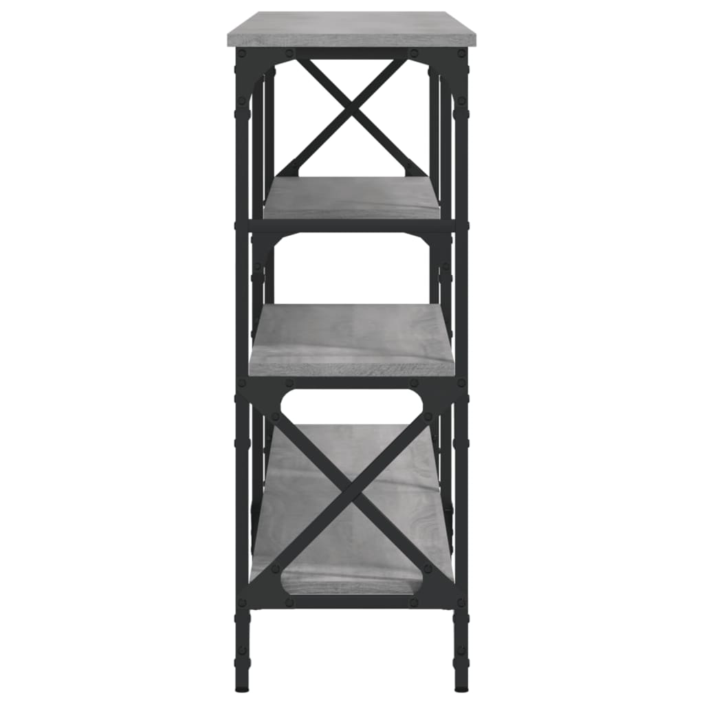 Console Table Grey Sonoma 180x29x76,5 cm Engineered Wood