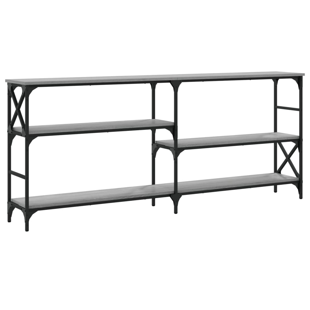 Console Table Grey Sonoma 180x29x76,5 cm Engineered Wood