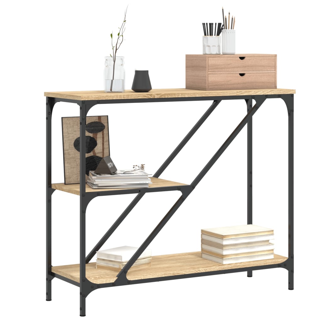 Console Table Sonoma Oak 88,5x30x75 cm Engineered Wood