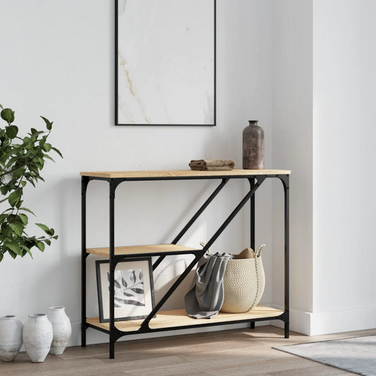 Console Table Sonoma Oak 88,5x30x75 cm Engineered Wood