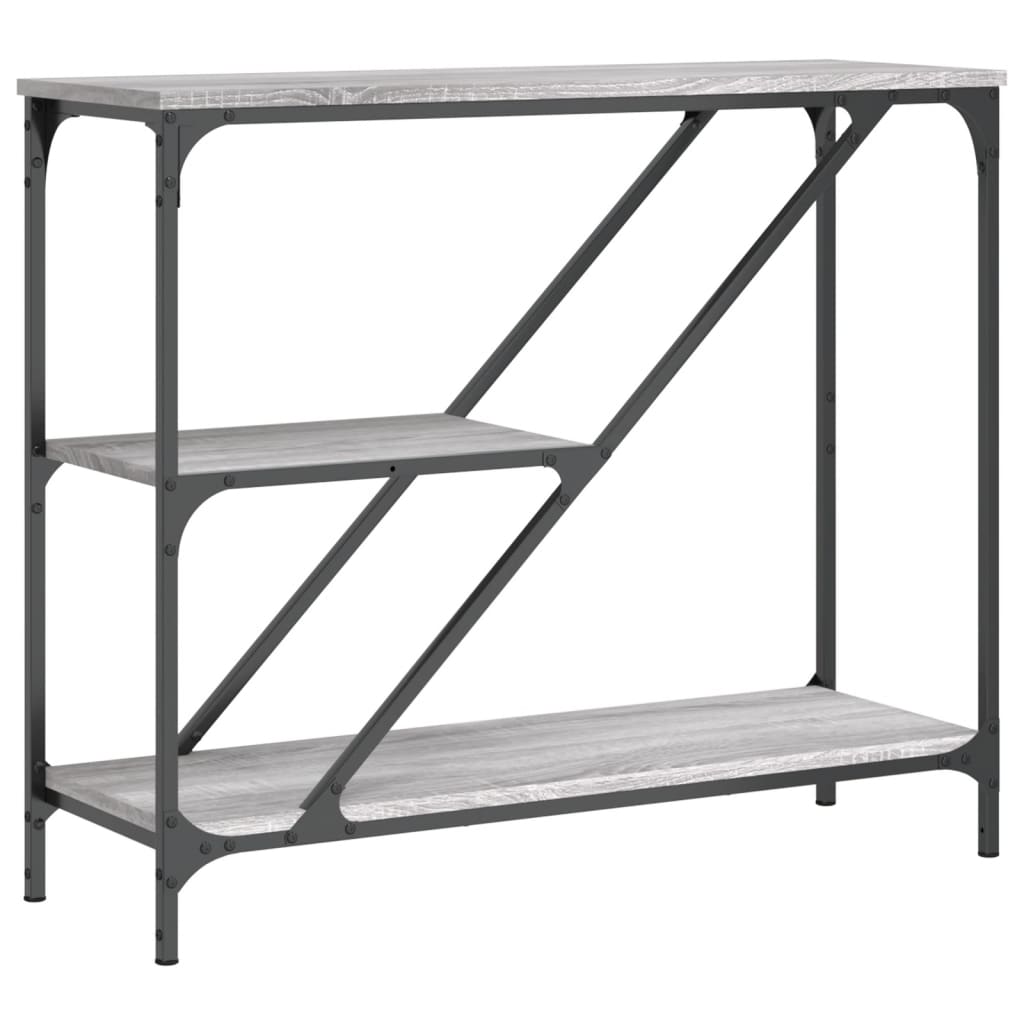 Console Table Grey Sonoma 88,5x30x75 cm Engineered Wood
