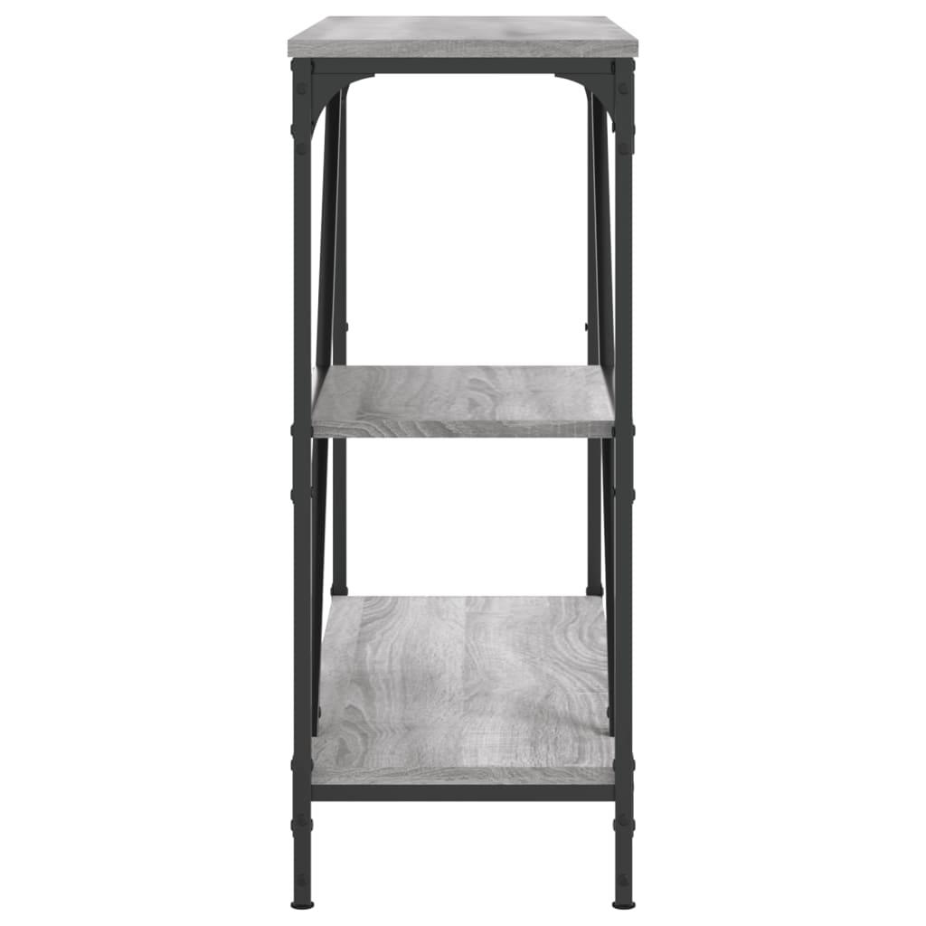 Console Table Grey Sonoma 88,5x30x75 cm Engineered Wood