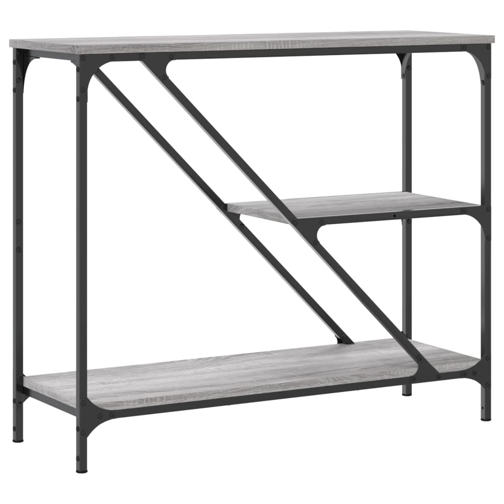 Console Table Grey Sonoma 88,5x30x75 cm Engineered Wood