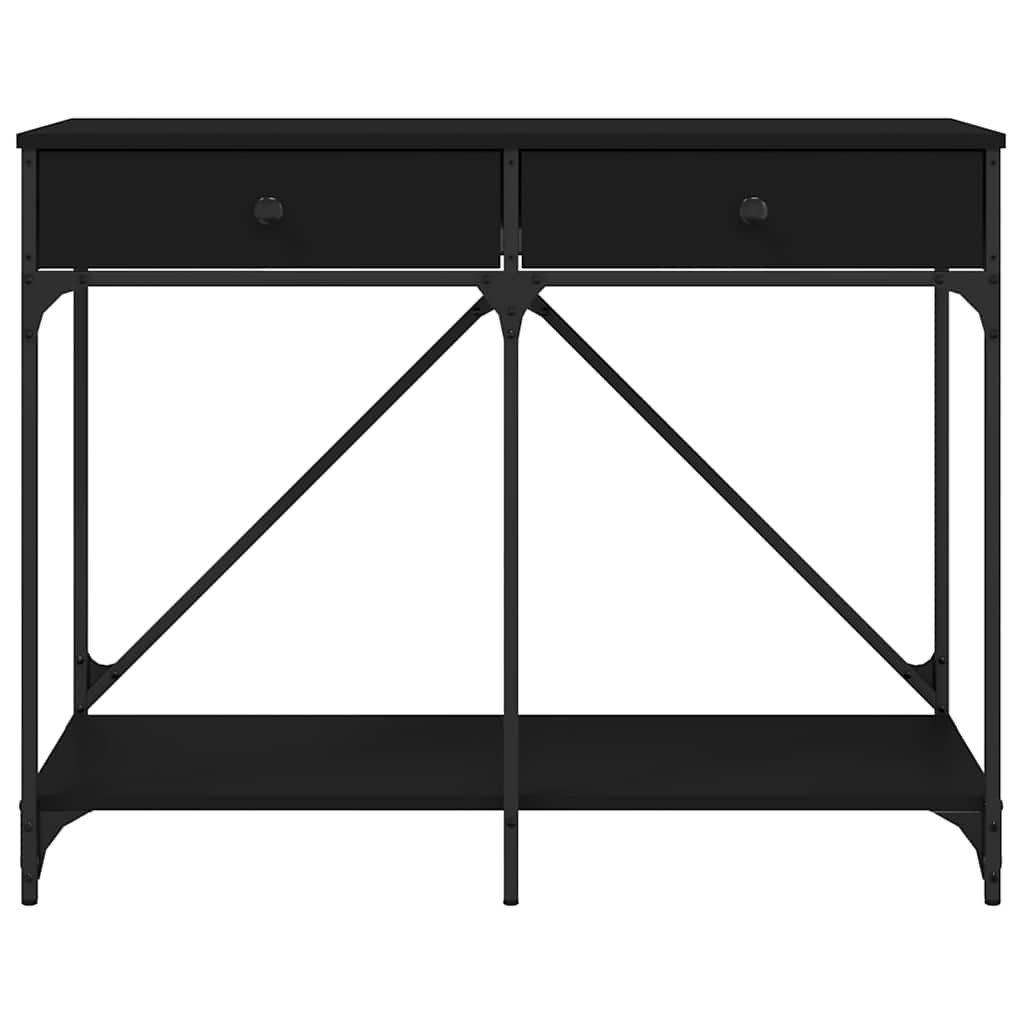Console Table Black 100x39x78,5 cm Engineered Wood
